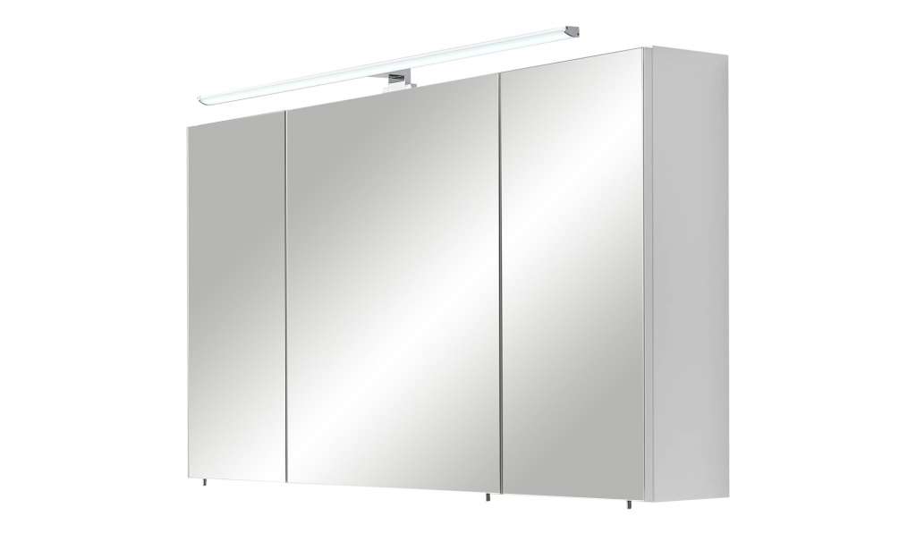 Spiegelschrank  Baalensee ¦ weiß ¦ Maße (cm): B: 110 H: 70 T: 20 Schränke > Badschränke > Spiegelschränke - Höffner