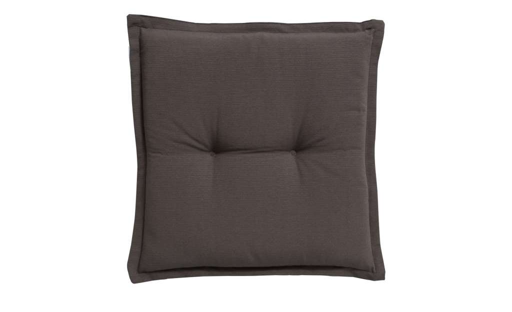 Hockerauflage  Torba ¦ grau ¦ garngefärbtes Uni, 60% Baumwolle, 40% Polyester ¦ Maße (cm): B: 50 H: 8 Garten > Auflagen & Kissen > Gartenhocker-Auflagen - Höffner