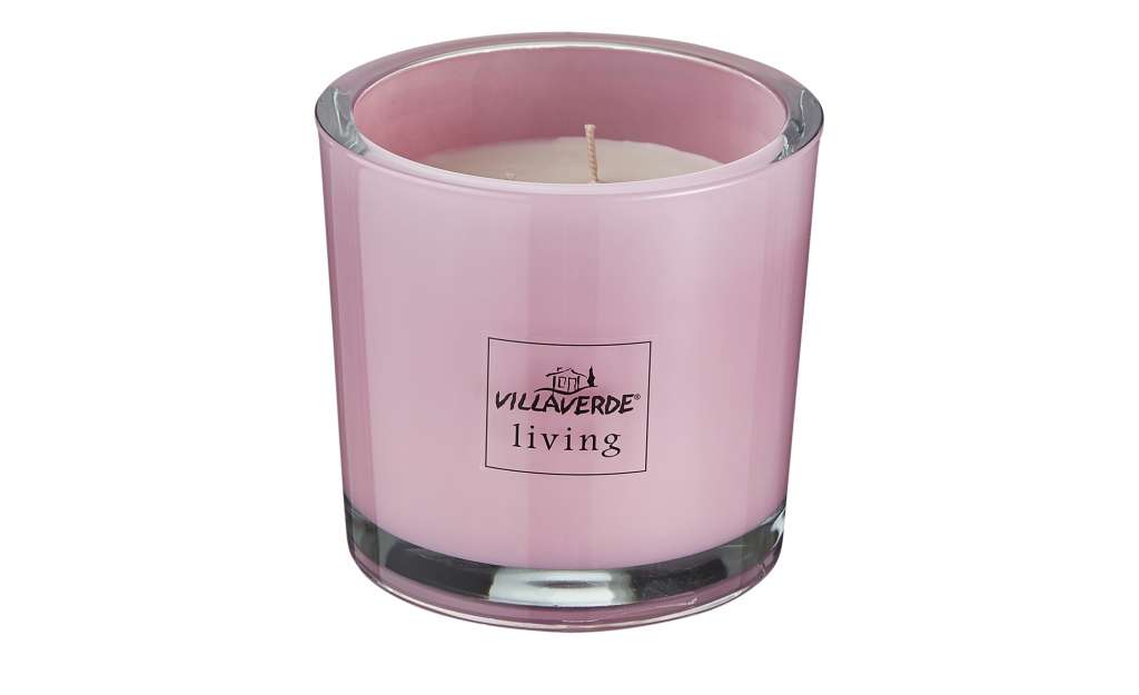 3-Docht Duftkerze  Wildcherry ¦ rosa/pink ¦ Glas , Wachs ¦ Maße (cm): H: 12 Ø: [12.0] Dekoration > Kerzen & Lichter - Höffner