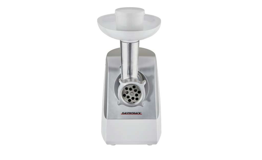 GASTROBACK Fleischwolf  41403 ¦ silber ¦ Kunststoff, Edelstahl ¦ Maße (cm): B: 22 H: 37,7 T: 16,8 Elektrokleingeräte > Mixen, Zerkleinern & Entsaften - Höffner