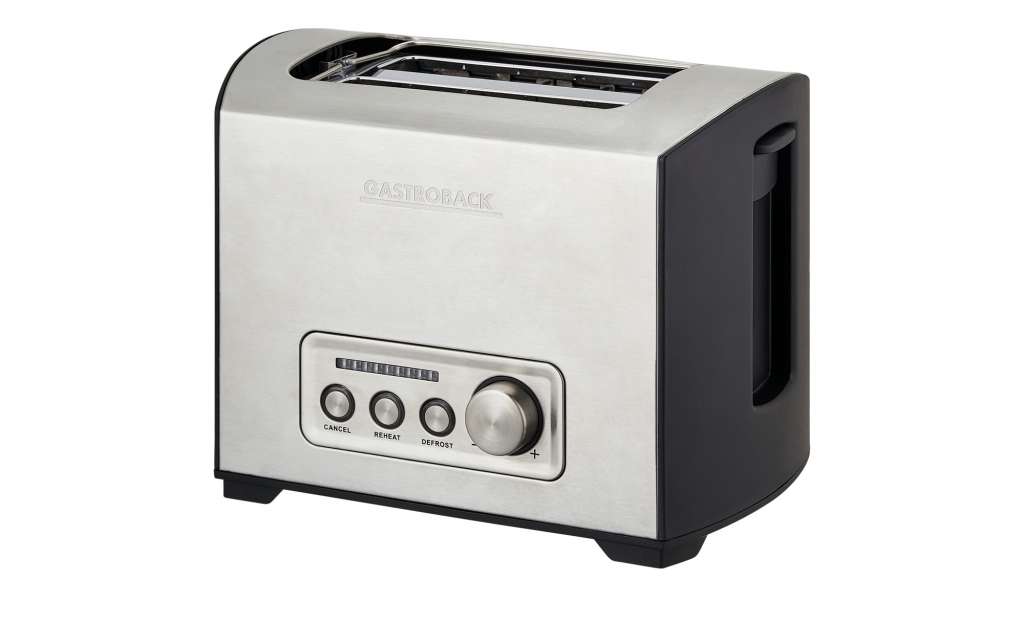 GASTROBACK Toaster  42397 ¦ silber ¦ Kunststoff, Edelstahl ¦ Maße (cm): B: 24,1 H: 18,5 T: 17,4 Elektrokleingeräte > Toaster - Höffner