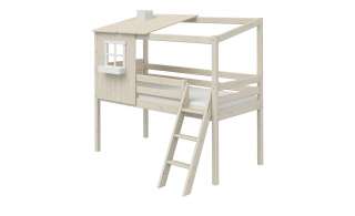 FLEXA Halbhochbett-Gestell  Flexa Classic Haus ¦ weiß ¦ Maße (cm): B: 149 H: 206 Kindermöbel > Kinderbetten - Höffner