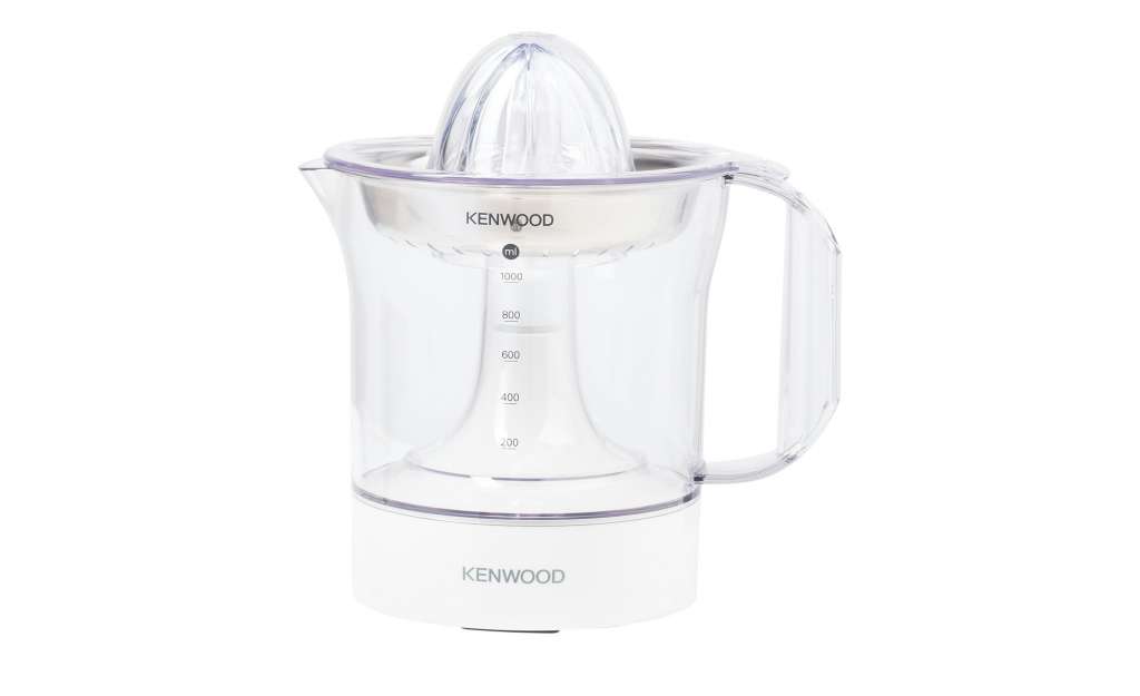 KENWOOD Zitruspresse  JE 290 ¦ weiß ¦ Acrylglas, Kunststoff, Edelstahl ¦ Maße (cm): B: 18 H: 23,3 T: 18 Elektrokleingeräte > Mixen, Zerkleinern & Entsaften - Höffner