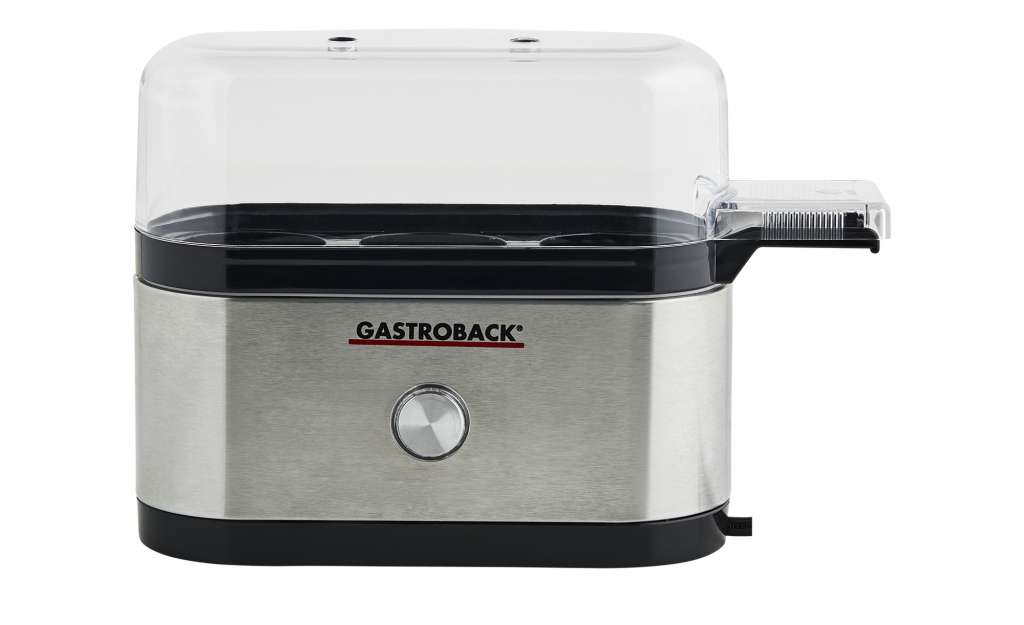 GASTROBACK Eierkocher  42800 ¦ silber ¦ Kunststoff, Edelstahl ¦ Maße (cm): B: 19,5 H: 14,5 T: 6,7 Elektrokleingeräte > Eierkocher - Höffner