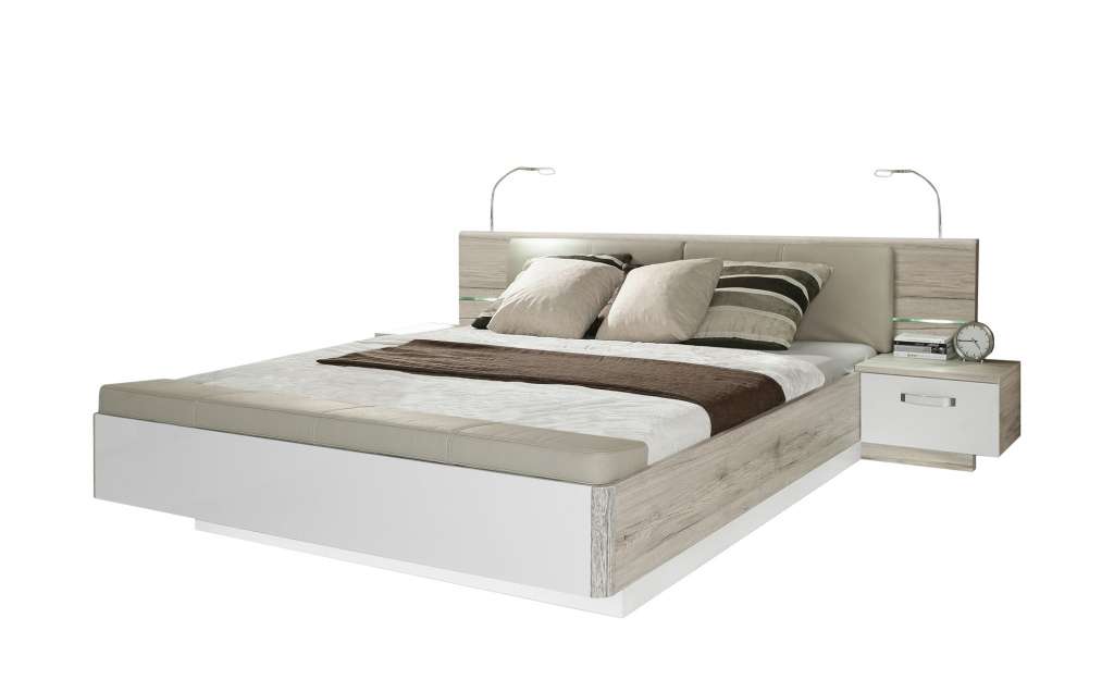Polsterbett  Wakefield ¦ holzfarben ¦ Maße (cm): B: 286 H: 88 T: 237 Betten > Futonbetten - Höffner