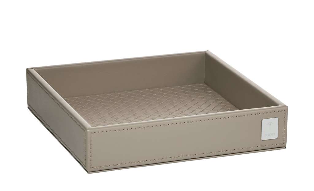 JOOP! Tablett  JOOP! Bathline ¦ grau ¦ Holz, Metall ¦ Maße (cm): B: 17 H: 3,5 T: 17 Badtextilien und Zubehör > Badaccessoires - Höffner