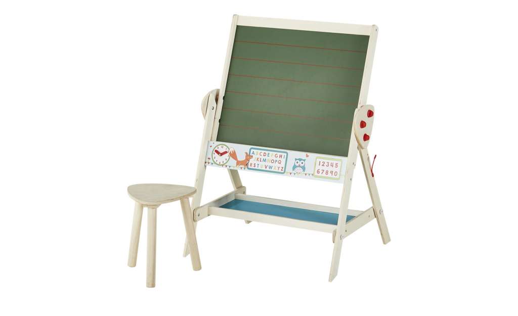 Roba Tafel  Standtafel mit Hocker ¦ mehrfarbig ¦ Grundmaterial: MDF (lackiert), Material 2: Schichtholz ¦ Maße (cm): B: 69 H: 99 T: 57 Baby > Spielen > Lernspielzeug - Höffner