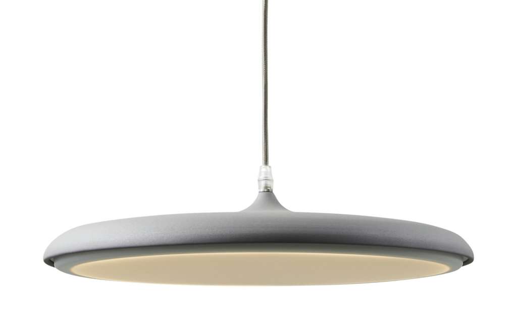 KHG LED-Pendelleuchte, 1-flammig, Grau ¦ grau ¦ Maße (cm): H: 150 Ø: [40.0] Lampen & Leuchten > LED-Leuchten > LED-Pendelleuchten - Höffner