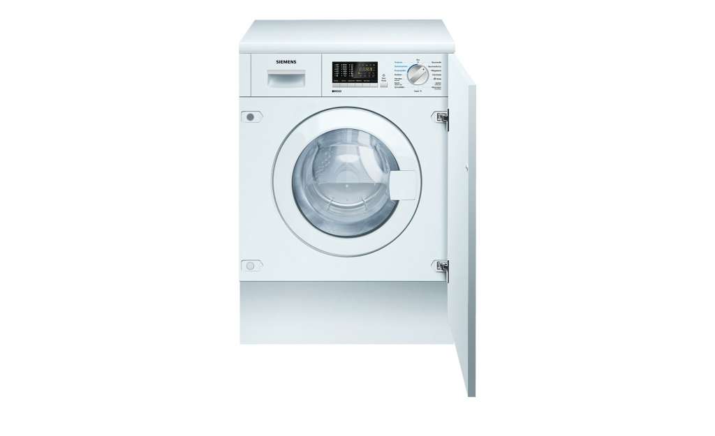 SIEMENS Waschtrockner  WK 14 D 541 ¦ weiß ¦ Glas , Metall-lackiert, Kunststoff ¦ Maße (cm): B: 59,5 H: 82 T: 58,4 Elektrogeräte > Einbaugeräte - Höffner