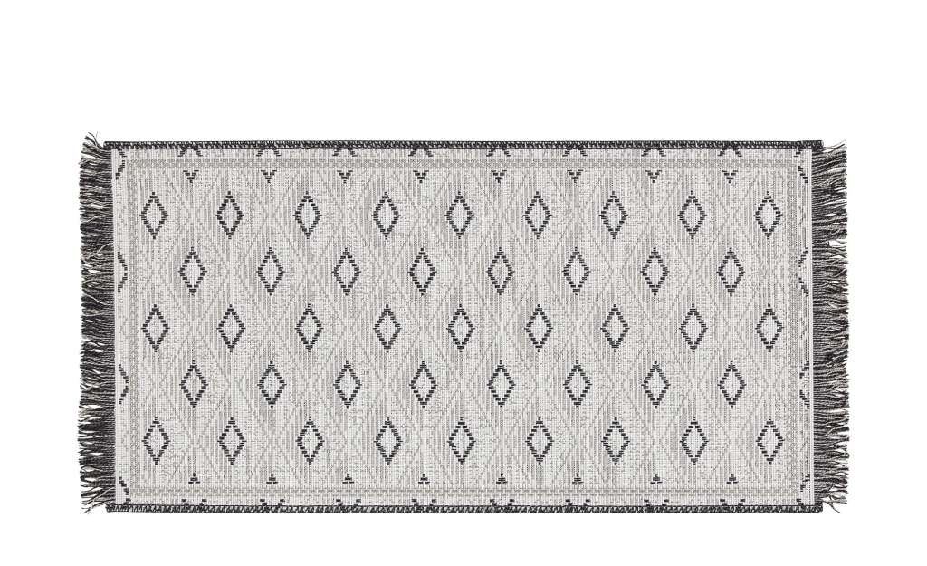 Webteppich  Tweed ¦ grau ¦ 100% Polypropylen ¦ Maße (cm): B: 60 Garten > Gartenzubehör > Outdoor Teppiche - Höffner