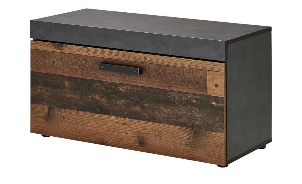 Garderobenbank  Magasa ¦ holzfarben ¦ Maße (cm): B: 80 H: 45 T: 37 Garderoben & Kleiderstangen > Garderobenbänke & Schuhbänke - Höffner