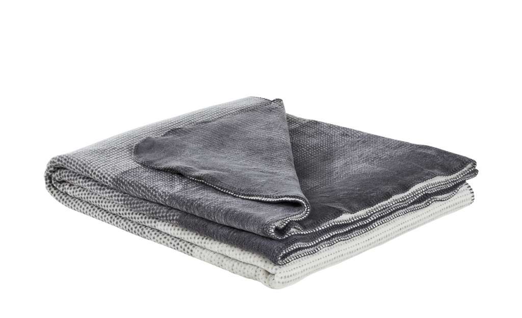 IBENA Überwurf  Egersund ¦ grau ¦ 58% Baumwolle, 35% Polyacryl, 7% Polyester ¦ Maße (cm): B: 220 Bettwaren > Tagesdecken & Bettüberwürfe - Höffner