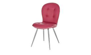uno Stuhl  Isett ¦ rosa/pink ¦ Maße (cm): B: 49,5 H: 89 T: 62 Stühle > Polsterstühle - Höffner