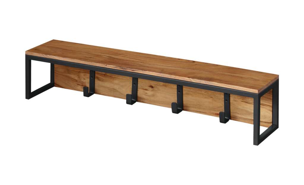 Garderobenleiste  Candela ¦ holzfarben ¦ Maße (cm): B: 110 H: 22 T: 20 Garderoben & Kleiderstangen > Garderoben - Höffner