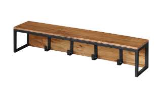 Garderobenleiste  Candela ¦ holzfarben ¦ Maße (cm): B: 110 H: 22 T: 20 Garderoben & Kleiderstangen > Garderoben - Höffner