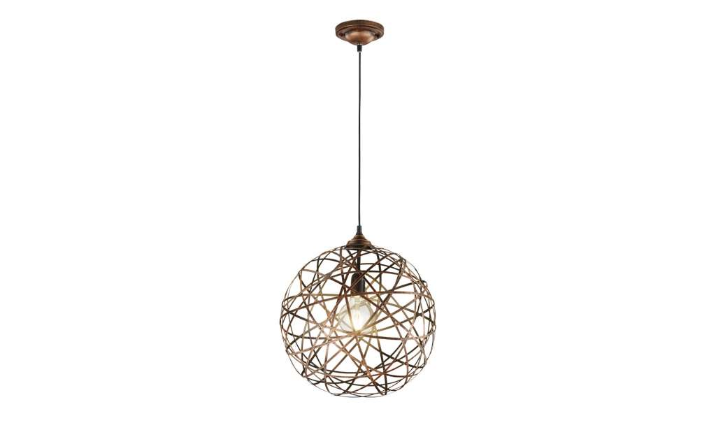 Trio Pendelleuchte, Drahtkugel kupferfarben ¦ kupferØ: [40.0] Lampen & Leuchten > LED-Leuchten > LED-Pendelleuchten - Höffner