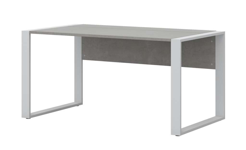 Schreibtisch  direkt.office ¦ grau ¦ Maße (cm): B: 150 H: 74 T: 80 Tische > Schreibtische - Höffner