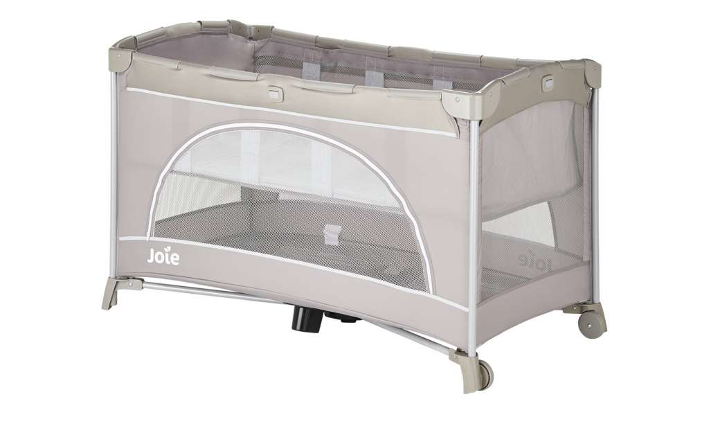 Joie Reisebett 60x120 grau Allura 120 ¦ beige ¦ Bezüge 100% Polyester, Füllung Bodeneinlage: 100% Polyester ¦ Maße (cm): B: 60 Baby > Unterwegs > Reisebetten - Höffner