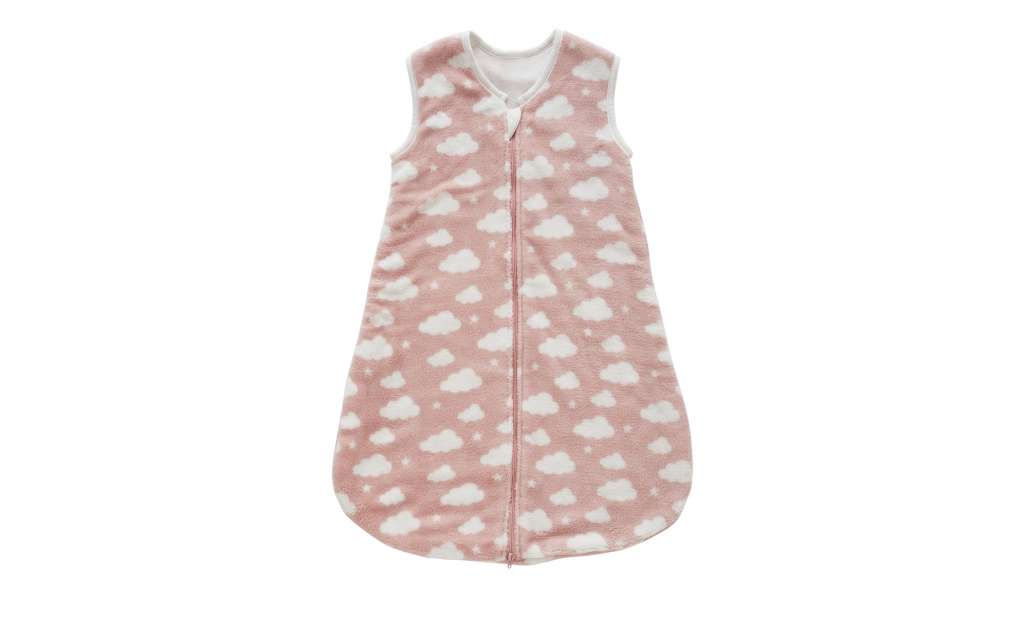 Uups Coralfleece Schlafsack  Wölkchen ¦ rosa/pink ¦ Außen: Coralfleece (100% Polyester), Innen: Baumwolljersey (100% Baumwolle), Wattierung Baby > Baby Textilien > Baby Schlafsäcke - Höffner