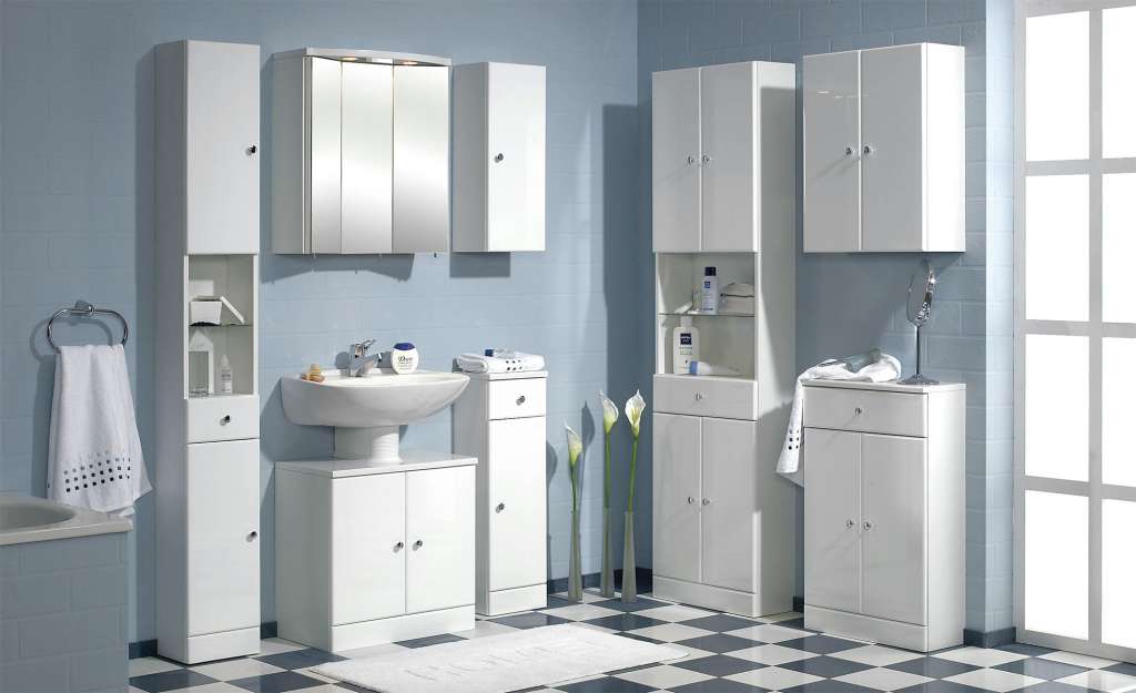 calmo2go Hochschrank  Salzgittersee ¦ weiß ¦ Maße (cm): B: 50 H: 188,5 T: 20 Schränke > Badschränke > Bad-Hochschränke - Höffner