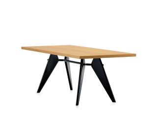Vitra - EM Table XS - Eiche natur massiv, geölt - Gestell tiefschwarz - indoor