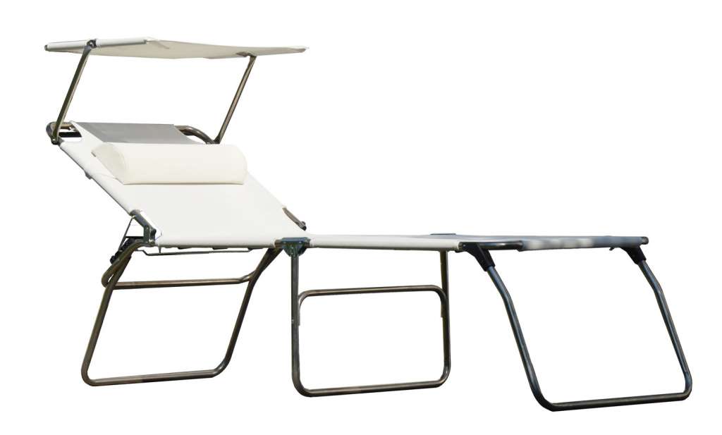 Jan Kurtz - Dreibeinliege AMIGO BIG 50+ SUN,Cadre: Aluminium - - outdoor