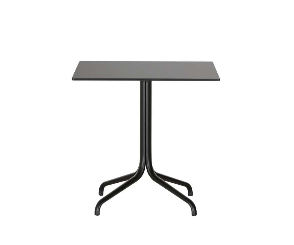 Vitra - Belleville Bistro Table outdoor 75 cm - Vollkernmaterial schwarz - indoor