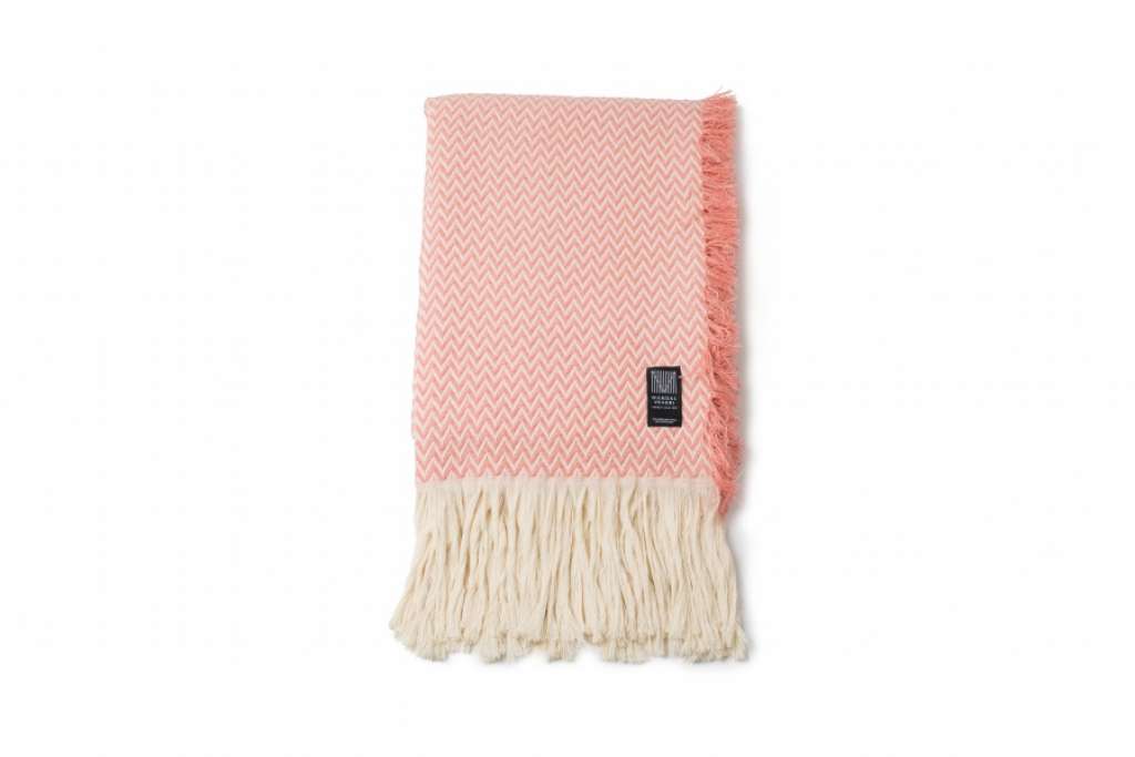 Fram Oslo - Bunad Decke einfarbig - Pink - indoor