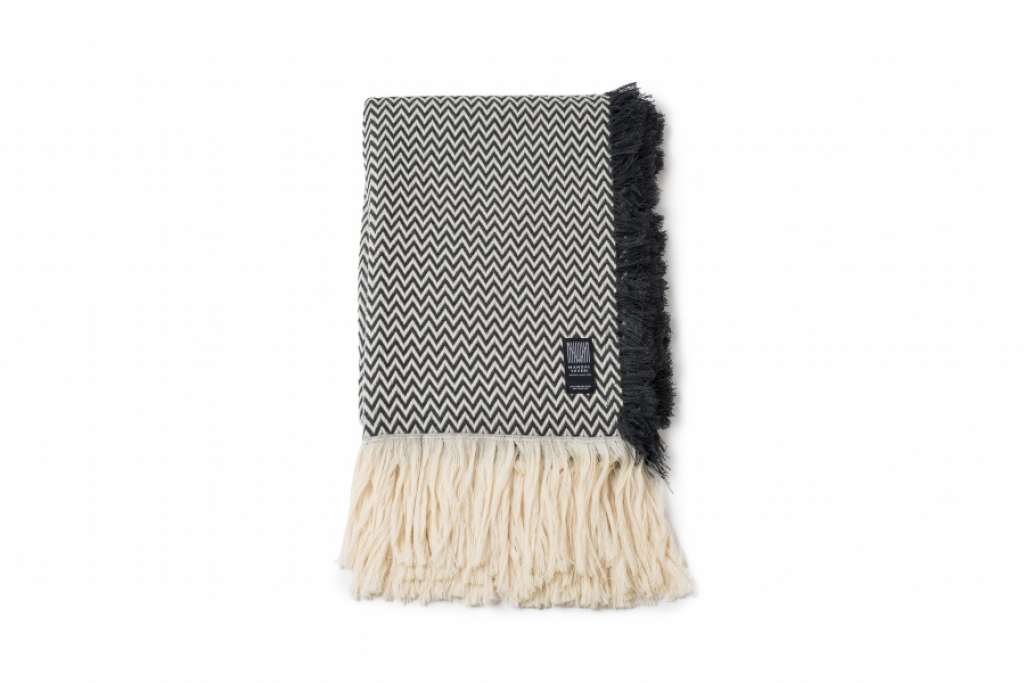 Fram Oslo - Bunad Decke einfarbig - Charcoal - indoor