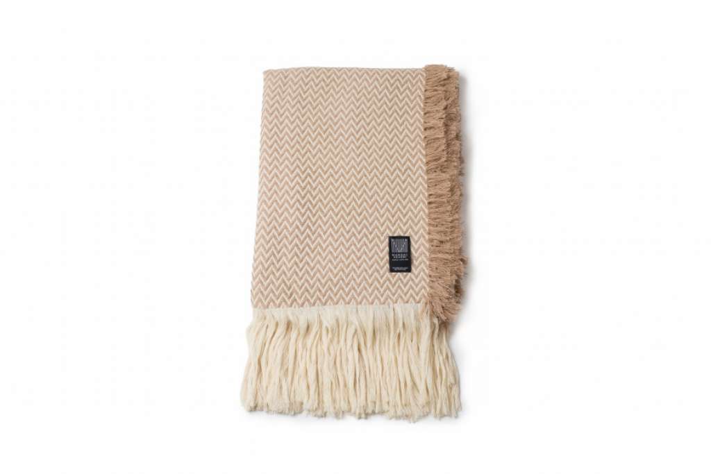 Fram Oslo - Bunad Decke einfarbig - Beige - indoor