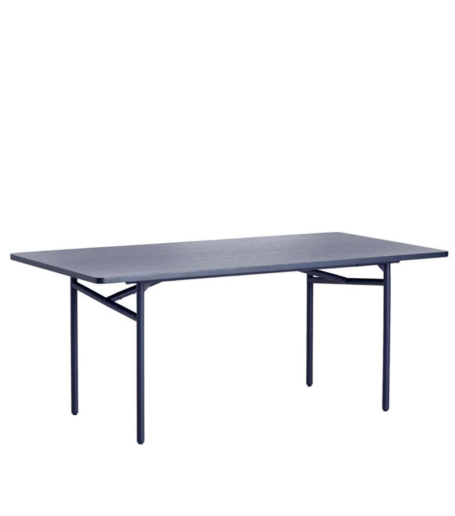Woud - Diagonal Tisch - Midnight blue - indoor