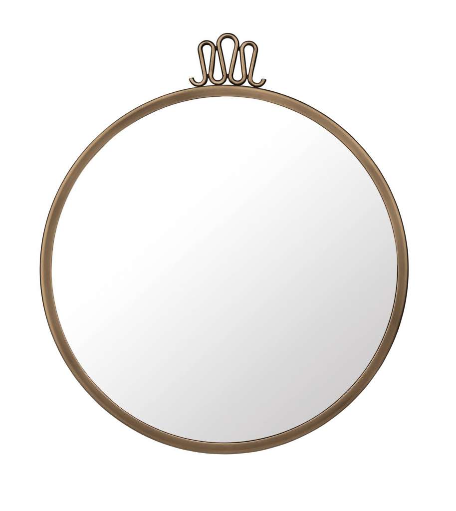 Gubi - Randaccio Spiegel - vintage brass - Ø 42 cm - indoor