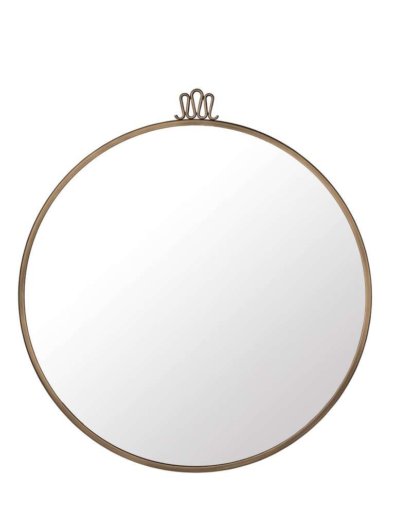 Gubi - Randaccio Spiegel - vintage brass - Ø 70 cm - indoor