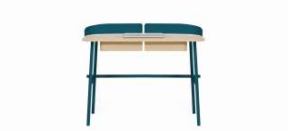 Harto - Victor Büro Schreibtisch - petrolblau - indoor
