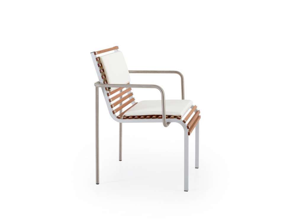 extremis - Extempore Stuhl weiß - Jatoba hardwood - outdoor