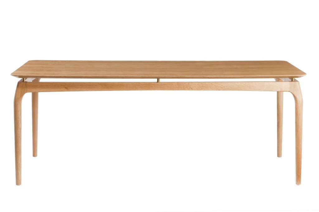 red - Fifties Esstisch - Oak  - 190 x 90 - indoor