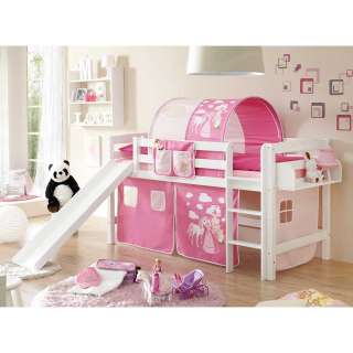 Mädchen Rutschbett im Prinzessin Design Rosa und Pink