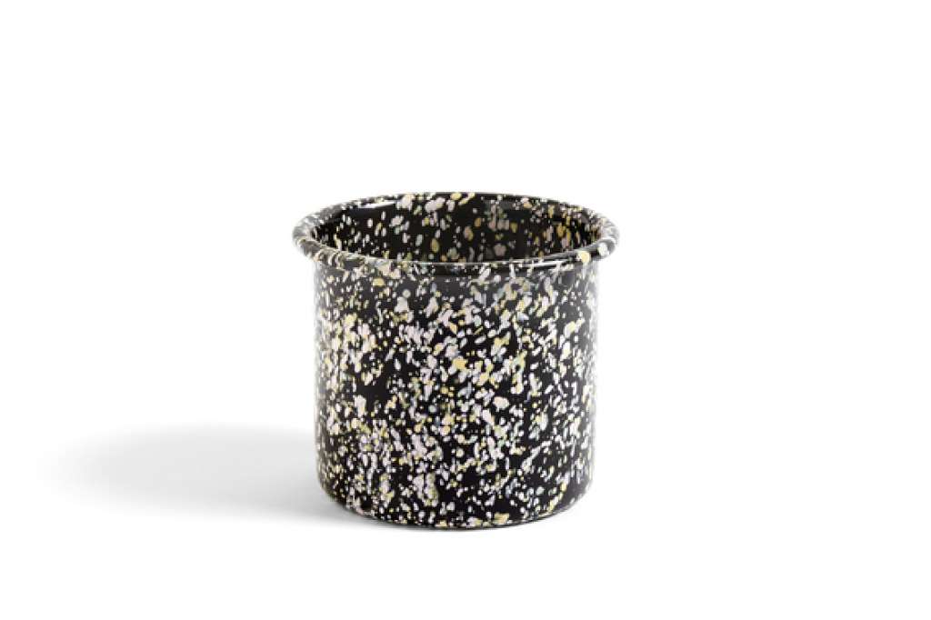 HAY - Enamel Kräutertopf - black - indoor