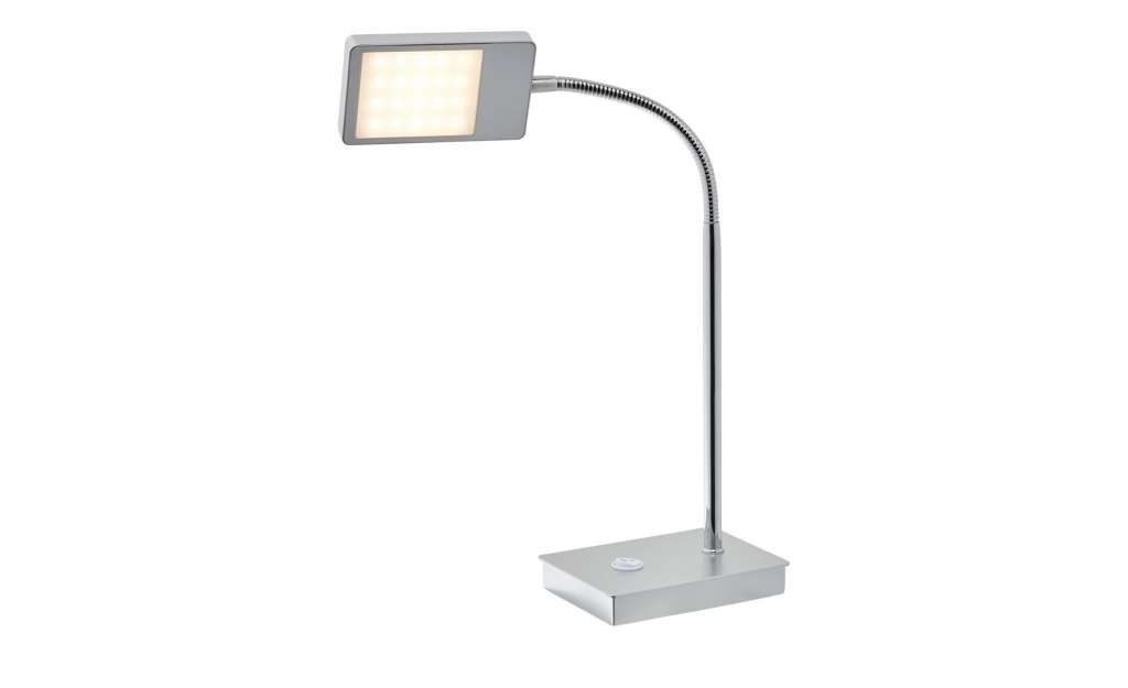 KHG LED- Tischleuchte silber ¦ silber ¦ Maße (cm): B: 9 H: 40 Lampen & Leuchten > Innenleuchten > Tischlampen - Höffner