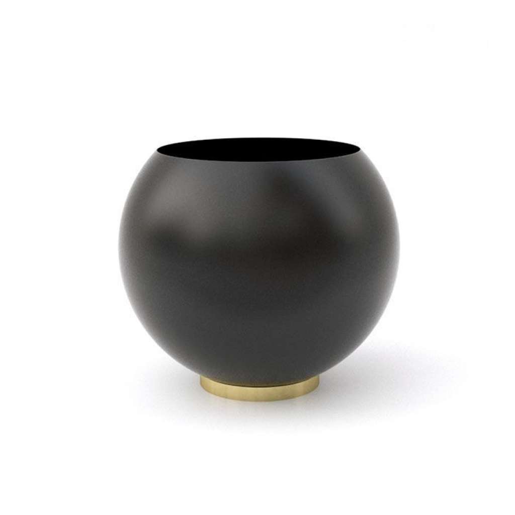 AYTM - Globe Blumentopf - Black - outdoor