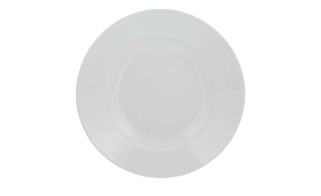 KHG Suppenteller  Turin ¦ weiß ¦ Porzellan ¦ Maße (cm): H: 4,5 Ø: [23.0] Geschirr > Suppenteller & Suppentassen - Höffner