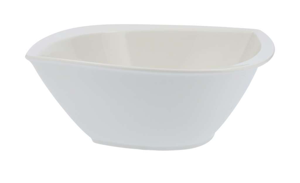KHG Salatschale  Leaf ¦ weiß ¦ Porzellan ¦ Maße (cm): B: 23,5 H: 9 Geschirr > Schalen - Höffner