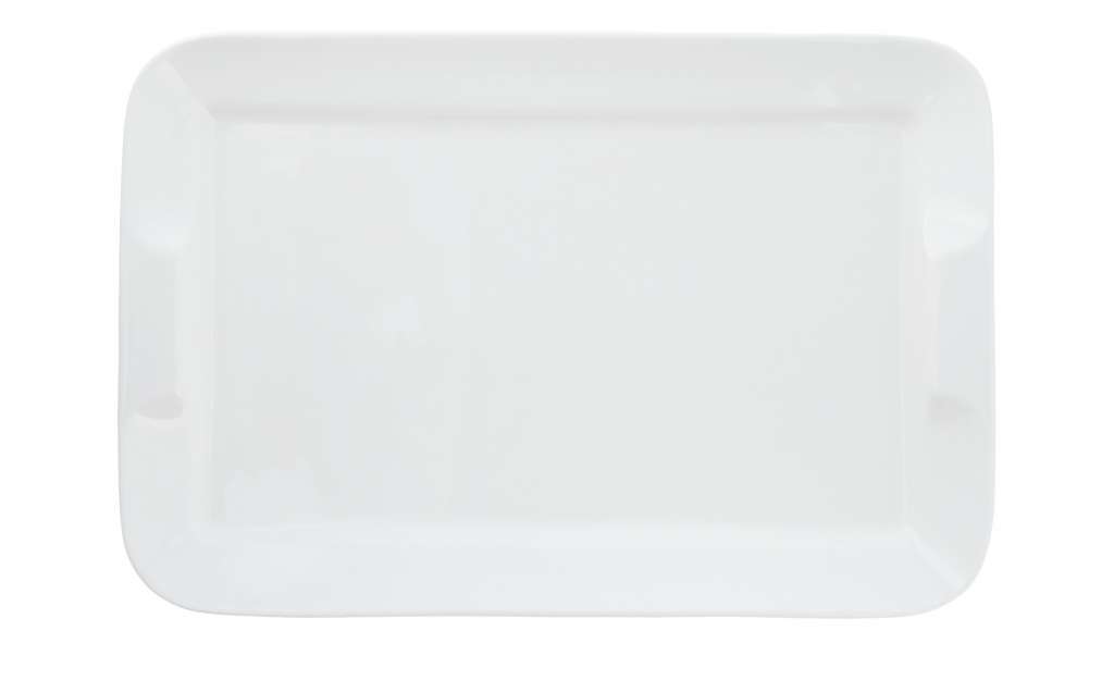 KHG Servierplatte ¦ weiß ¦ Porzellan ¦ Maße (cm): B: 24,4 H: 3,8 Geschirr > Einzelgeschirrteile - Höffner