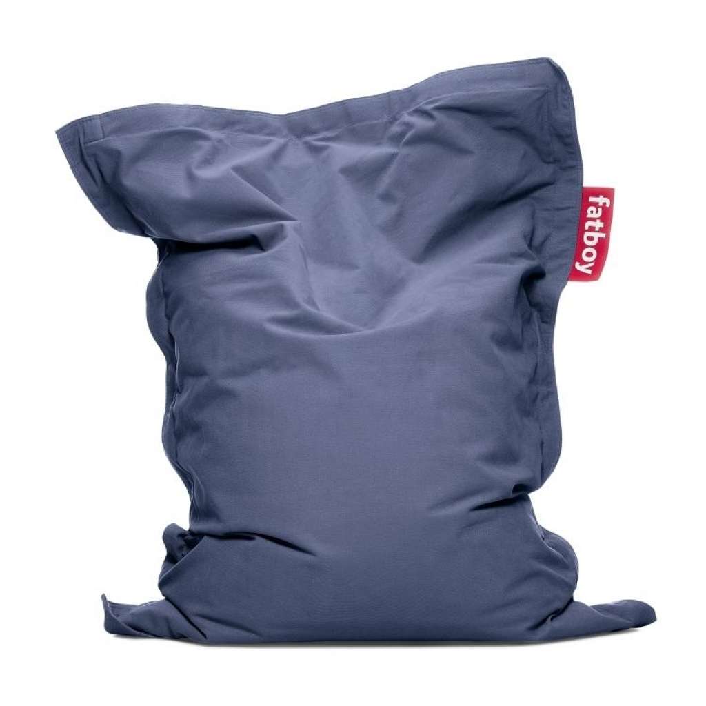 Fat boy - Junior Stonewashed Kinder-Sitzkissen - Junior stonewashed blue - indoor