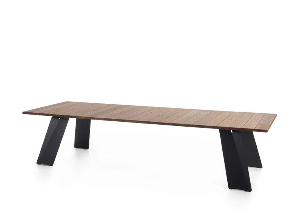 extremis - Pontsun Gartentisch, schwarz 395cm - H.O.T.wood - indoor