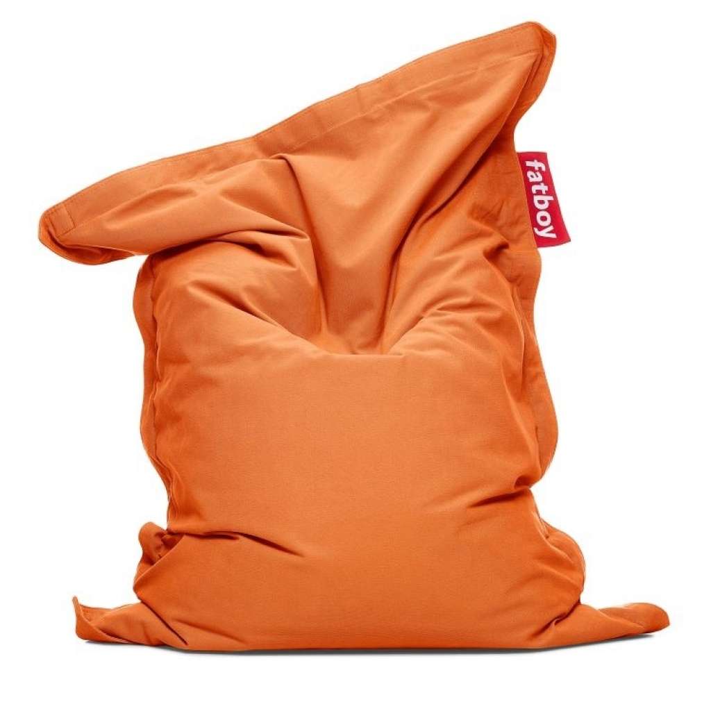 Fat boy - Junior Stonewashed Kinder-Sitzkissen - Junior stonewashed orange - indoor