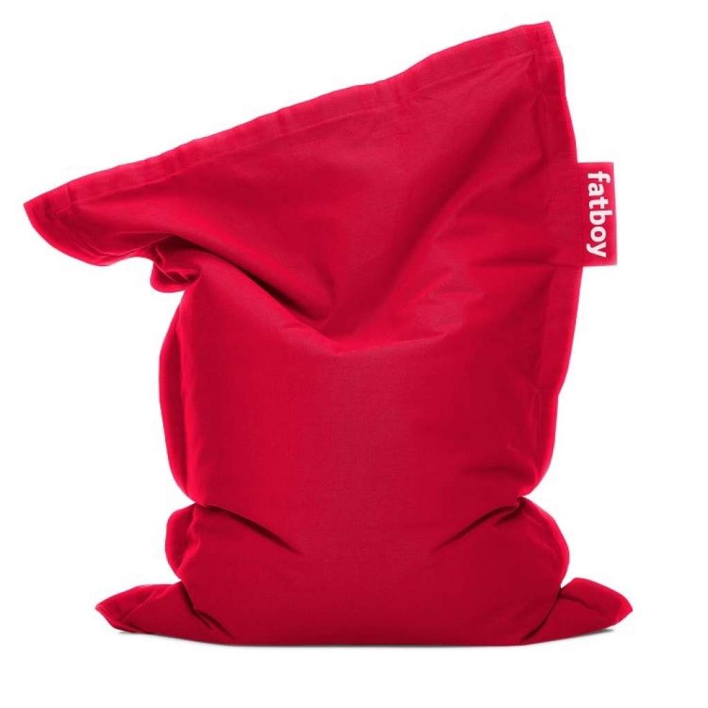 Fat boy - Junior Stonewashed Kinder-Sitzkissen - Junior stonewashed red - indoor