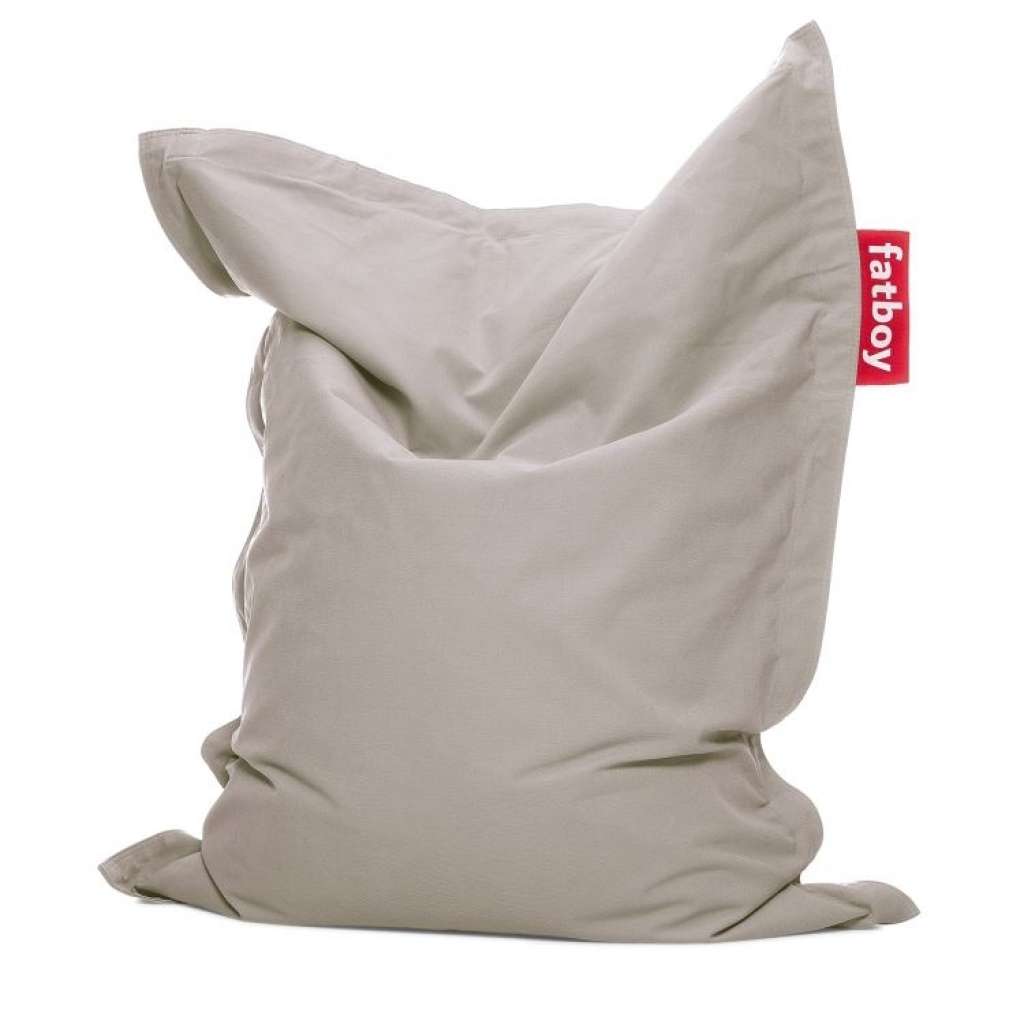 Fat boy - Junior Stonewashed Kinder-Sitzkissen - Junior stonewashed silver grey - indoor