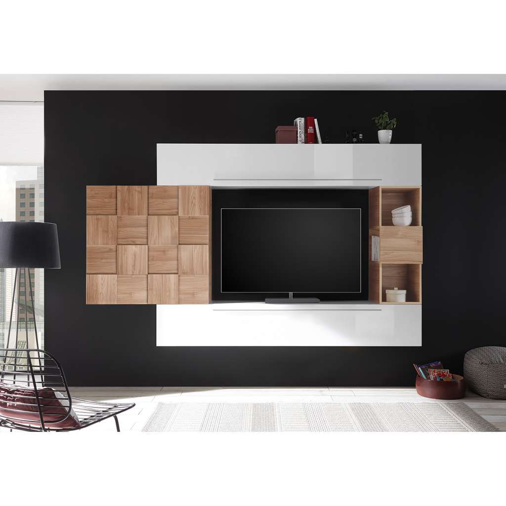 home24 Wohnwand Infinity VII (4-teilig)