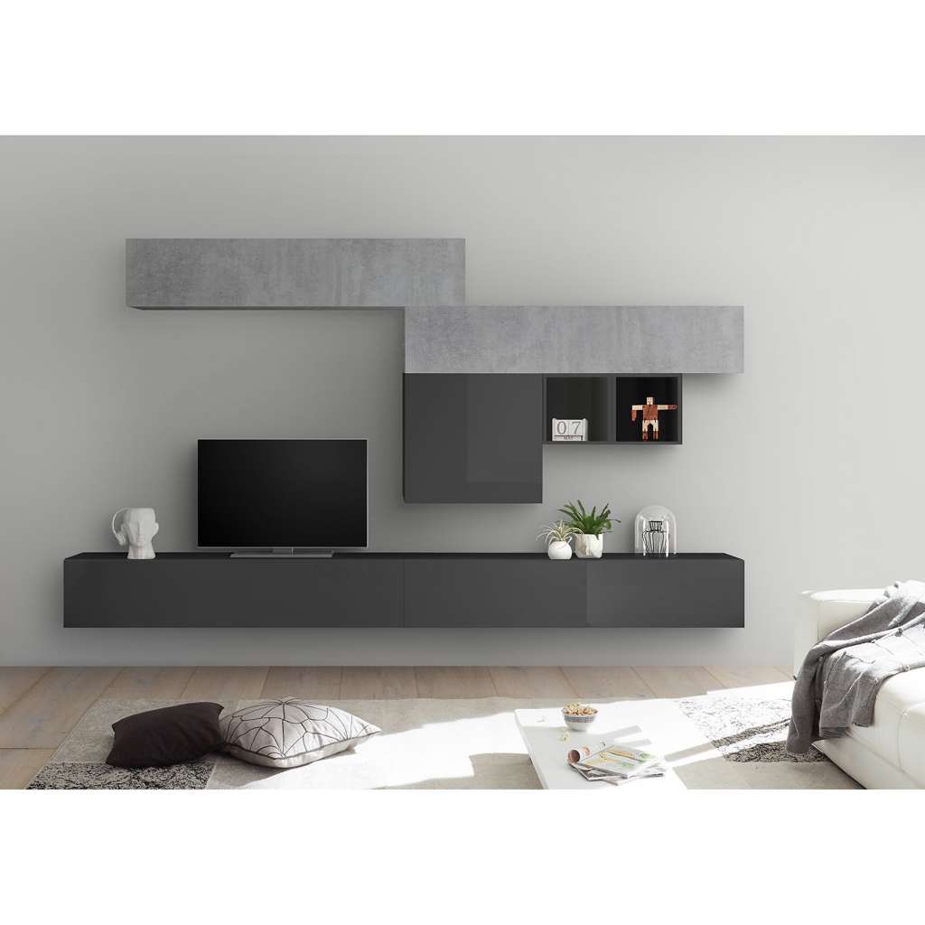 home24 Wohnwand Infinity IV (7-teilig)